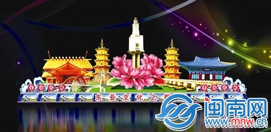 这个大型坐灯长达数十米（效果图）