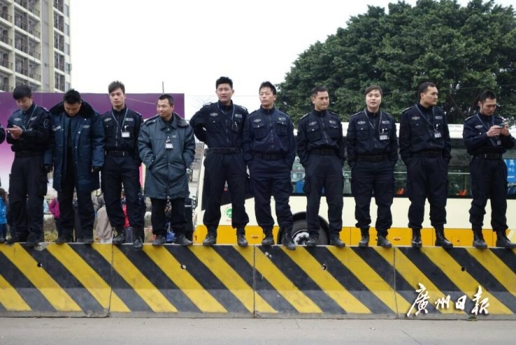 广州聚集阻路押运员今日已全部复工