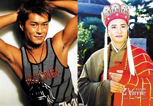 网友曾笑称古天乐将成“史上最黑唐僧”（右为迟重瑞 