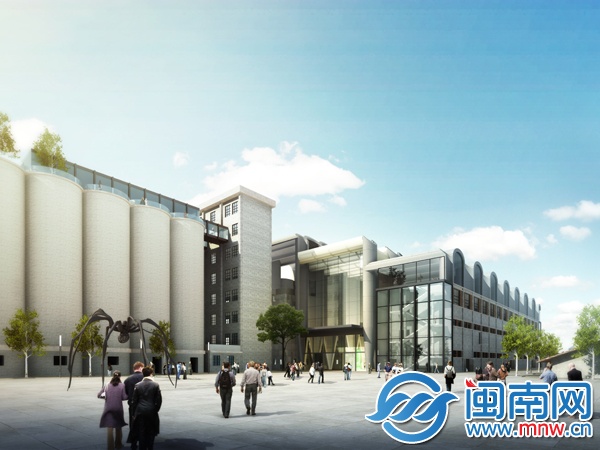 西街面粉厂整体改造方案（东北方向效果图）