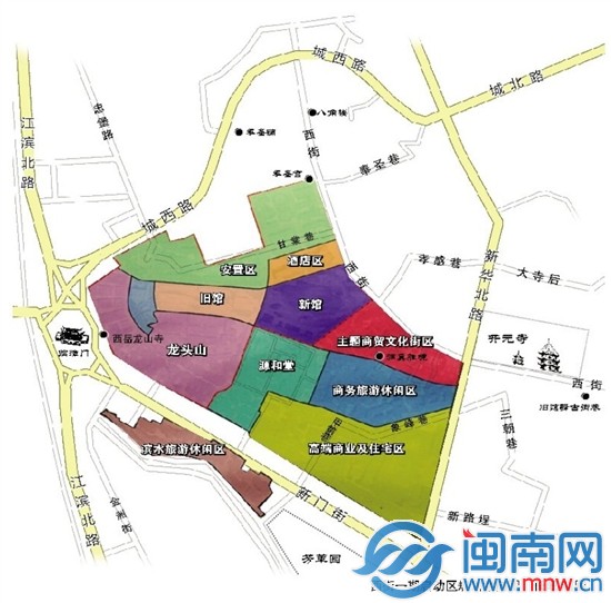 西街一期启动区规划意向图