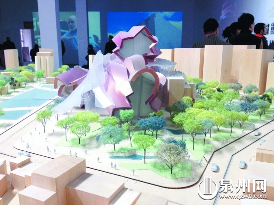 泉州当代艺术馆新馆侧面效果
