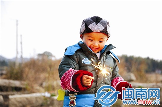 孩子们的快乐烟花