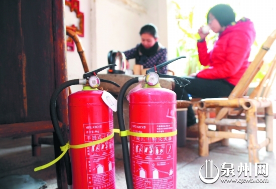 多数客栈只配备基本的灭火装置