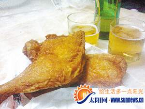 炸鸡和啤酒