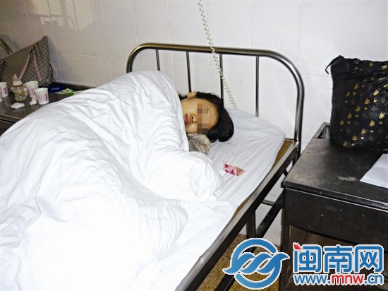 有好心人在梅小姐的病床上放下了现金