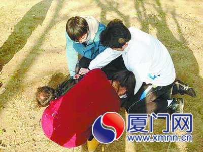 众人合力擒贼