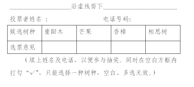 填报选票评选(截图)