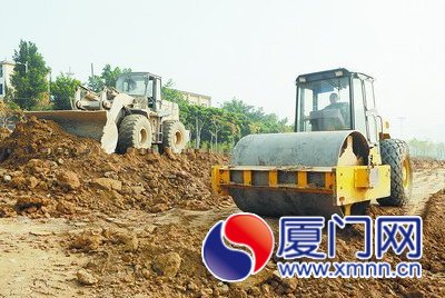 同安东溪流域综合治理（梅山段）工程已经在有条不紊 
