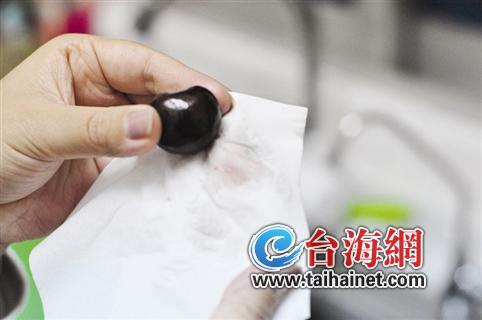 染色的车厘子