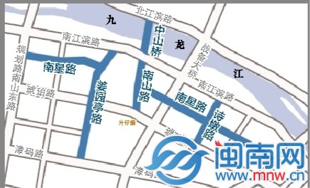 改名道路明细及分布图1