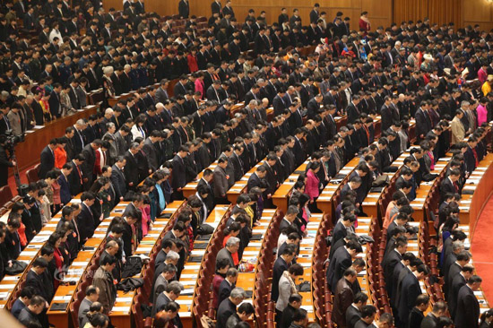 全国政协十二届二次会议开幕3
