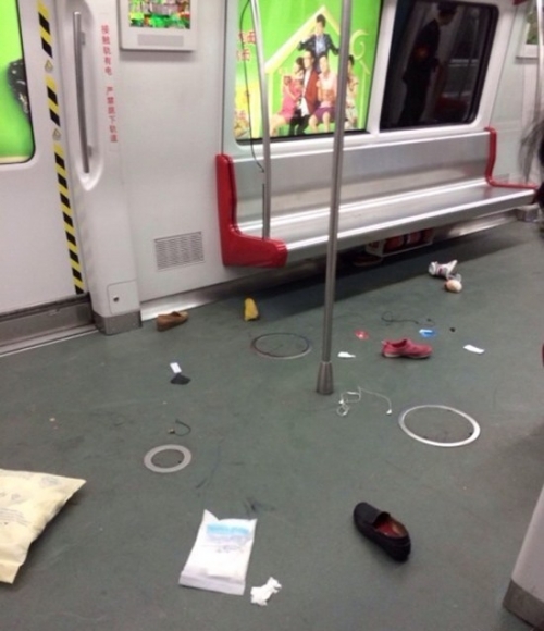 广州地铁踩踏事故2