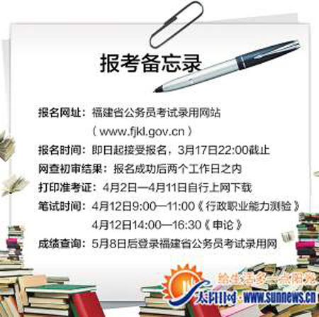 福建拟招录4737名公务员