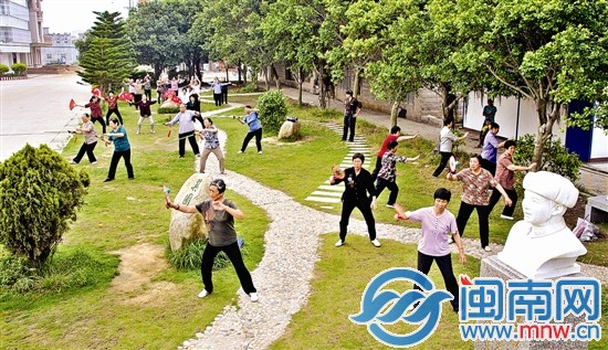 众多村落的村民已形成晨练习惯