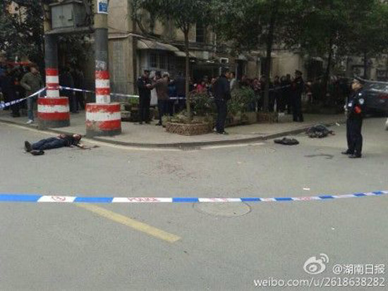 长沙发生砍杀市民事件1