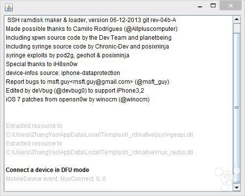 图文视频详解iPhone 4 iOS 7.1如何不完美越狱 JRE越 