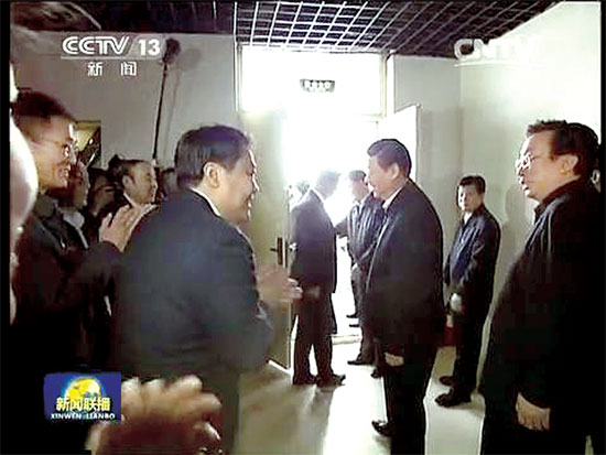 河南中牟县委书记邂逅习近平2