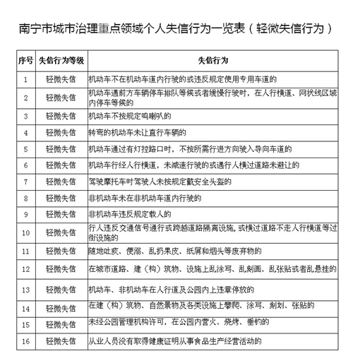 南宁市严惩公职人员失信行为