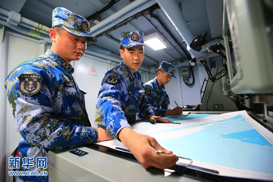 中国新型导弹驱逐舰昆明舰交付海军(组图)6
