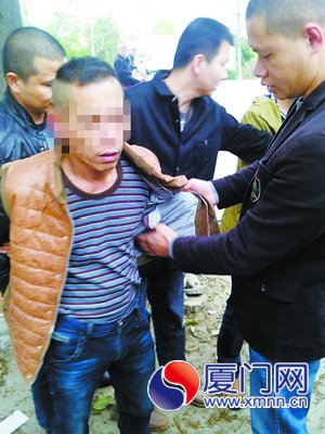 嫌疑人林某根被抓获