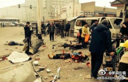 北京通州梨园参观爆炸现场