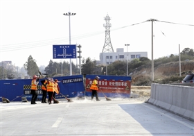 共富路郭宅村段道路仍在施工