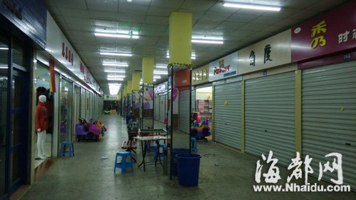 福州晋安百悦市场冷清