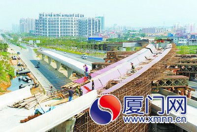 翔安南路拓宽改造工程刘五店互通