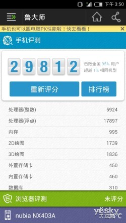 努比亚nubia Z5Smini(大牛2)硬件性能跑分与游戏体验 