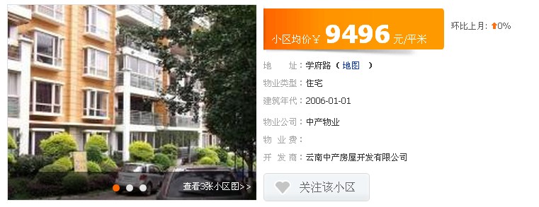 云南阳光果香小区