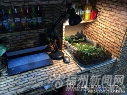 杨兴城宿舍一角