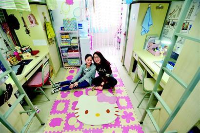 四川大学4个室友装扮寝室如“公主房”，她们称这是&nbsp;
