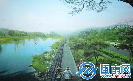 虺湖慢行系统效果图