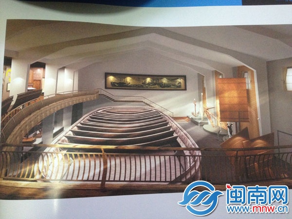 古船馆内改造后的效果图