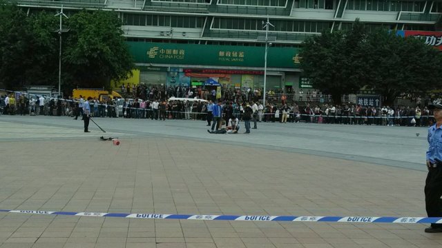 警方封锁事发现场