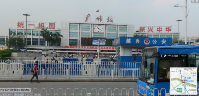 广州火车站街景