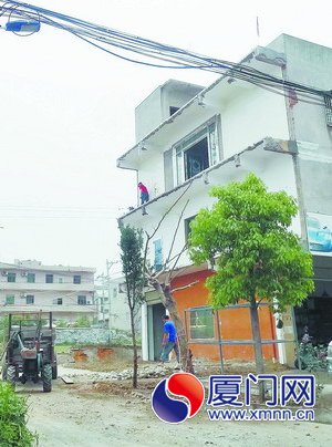 拆除后