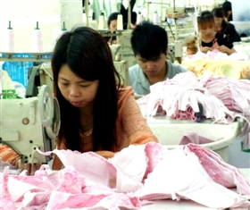 石狮纺织服装出口保持高速增长
