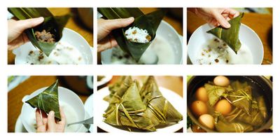 豆沙粽1