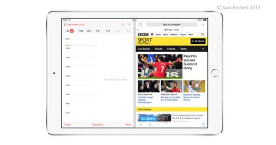 iPad Pro最新传闻消息汇总：iOS 8或具备同屏显示双 