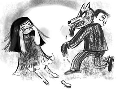 漫画：大灰狼