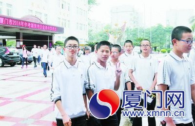 厦门小中考所有考场都安装电子眼