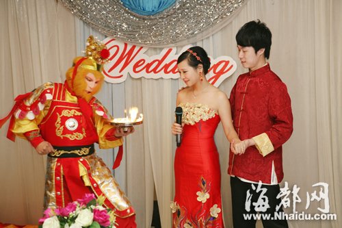 婚礼上，孙悟空现身助兴