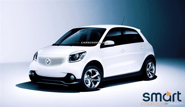 全新smart forfour假想图