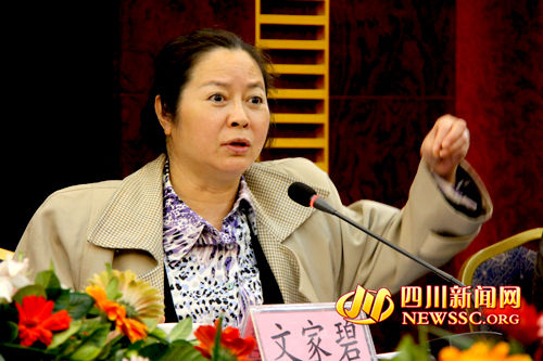 四川红会原常务副会长文家碧