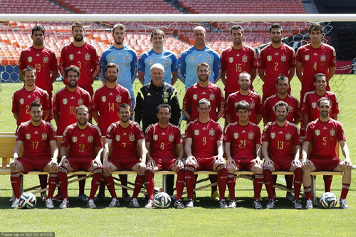 FIFA最新排名西班牙第1巴西杀回前3 国足排103西班牙 