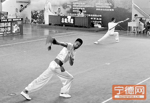 宁德武术健儿在第二届张三丰武术大赛斩获8金11银