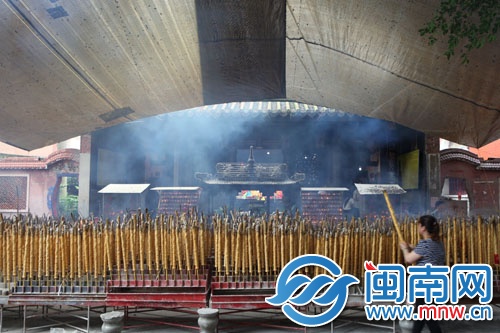 漳州市区霞东书院的高考香数量惊人