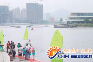 小“水手”现场体验OP船